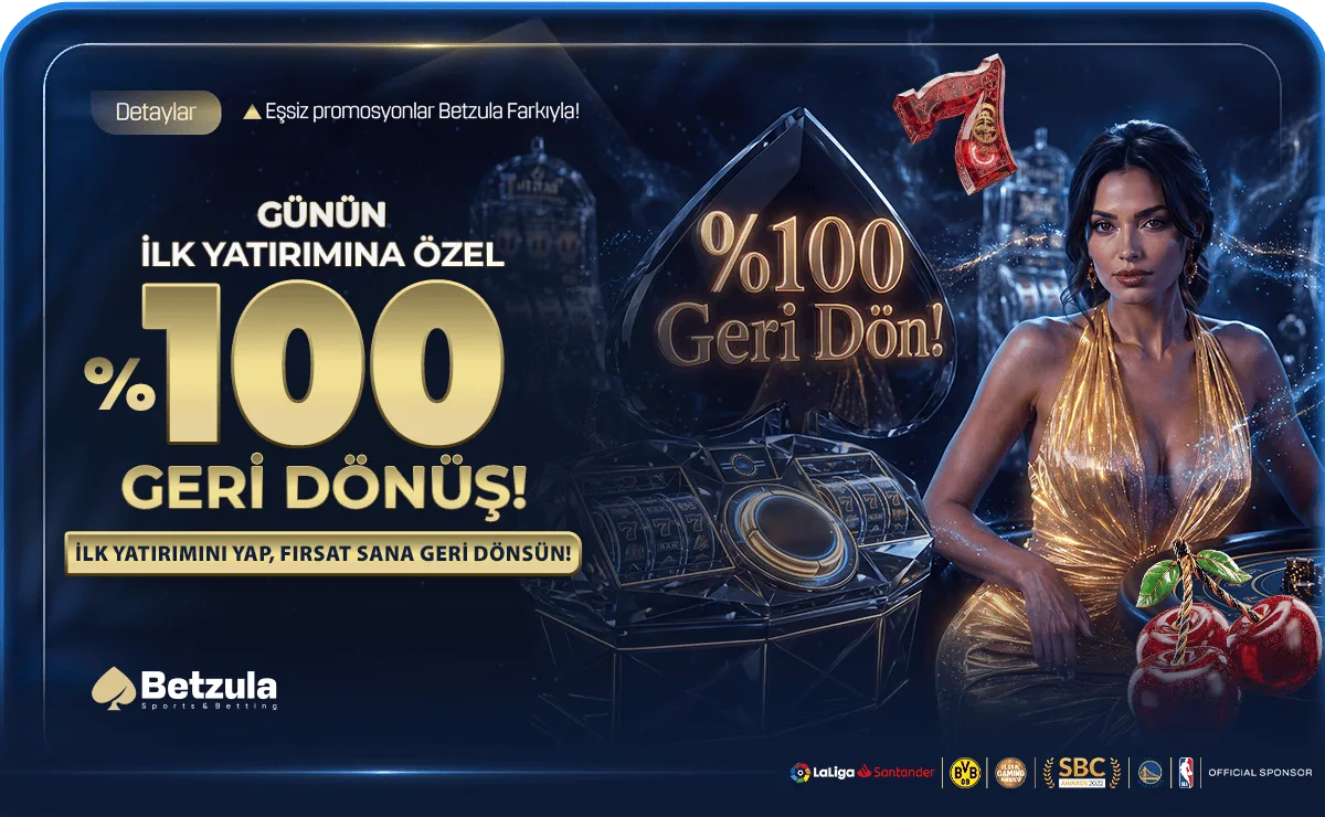 Betzula Günün İlk Yatırımına %100 Geri Dönüş Bonusu